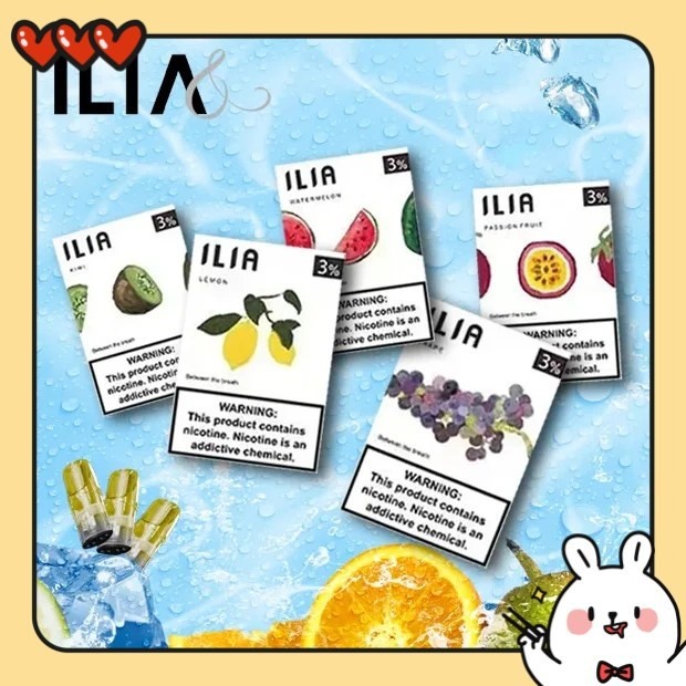 ILIA煙彈｜31種口味 哩啞一代透明發光彈 通用一代3顆裝 ILIA電子煙#1