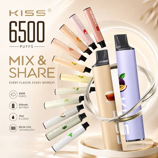 KIS5 凱斯6500口拋棄式電子煙多口味Mesh KIS5電子煙#ILIA電子